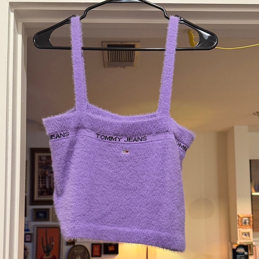 Tommy Hilfiger Women's Lavender Fuzzy Camisole